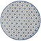Homeroots 4 ft. Round Blue & Gray Indoor & Outdoor Area Rug 385150 - alternate 8